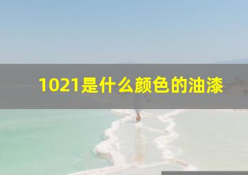 1021是什么颜色的油漆