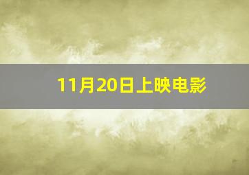 11月20日上映电影