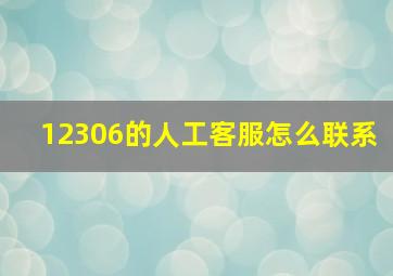 12306的人工客服怎么联系