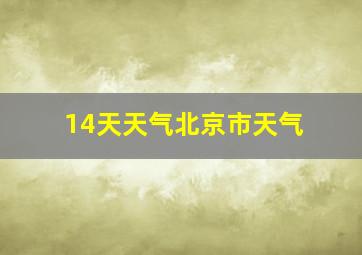 14天天气北京市天气