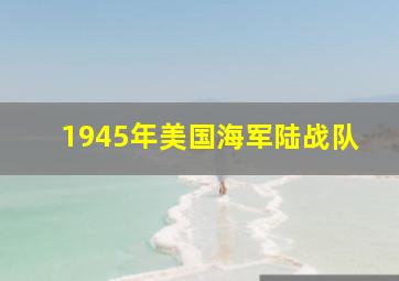 1945年美国海军陆战队