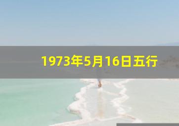 1973年5月16日五行