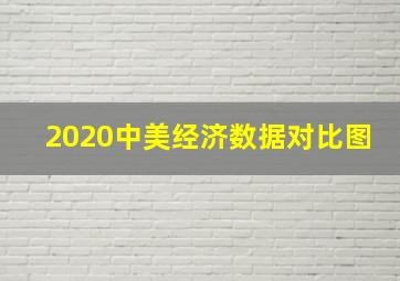 2020中美经济数据对比图