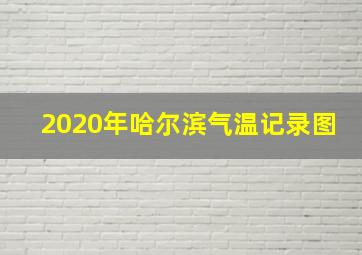 2020年哈尔滨气温记录图