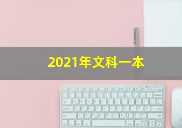 2021年文科一本