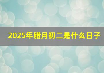 2025年腊月初二是什么日子