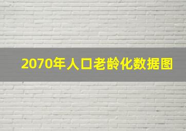 2070年人口老龄化数据图