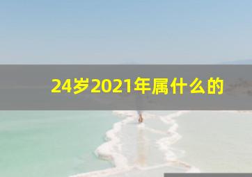 24岁2021年属什么的