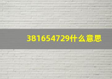 381654729什么意思