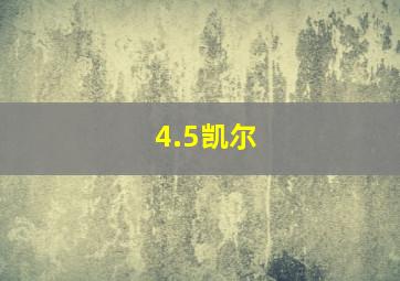 4.5凯尔