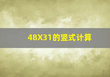 48X31的竖式计算