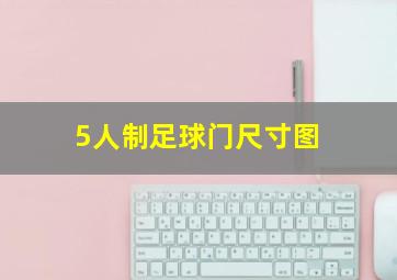 5人制足球门尺寸图