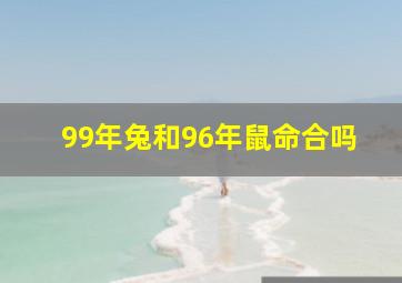 99年兔和96年鼠命合吗