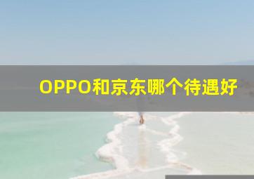 OPPO和京东哪个待遇好