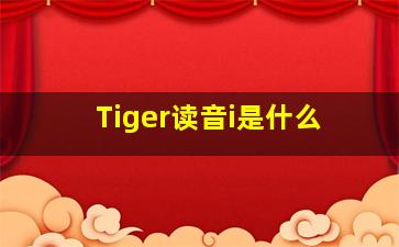 Tiger读音i是什么