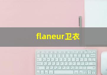 flaneur卫衣