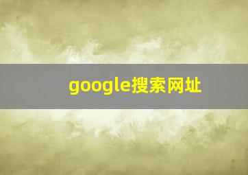 google搜索网址