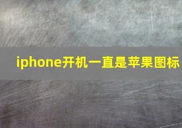 iphone开机一直是苹果图标