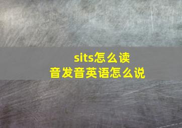 sits怎么读音发音英语怎么说