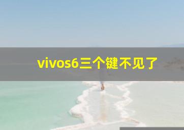 vivos6三个键不见了