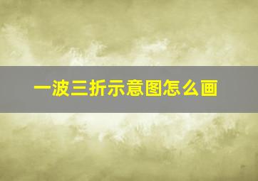 一波三折示意图怎么画