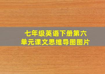 七年级英语下册第六单元课文思维导图图片