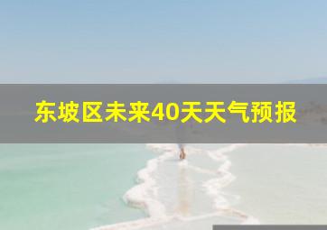 东坡区未来40天天气预报