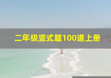 二年级竖式题100道上册