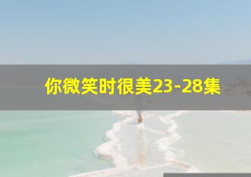 你微笑时很美23-28集