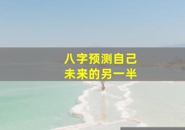 八字预测自己未来的另一半