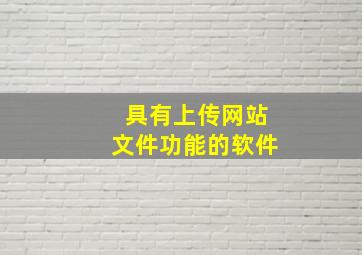 具有上传网站文件功能的软件