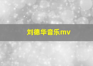 刘德华音乐mv