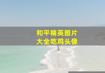 和平精英图片大全吃鸡头像