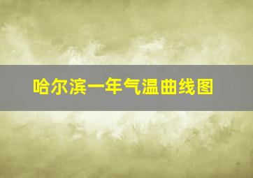 哈尔滨一年气温曲线图