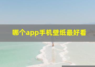 哪个app手机壁纸最好看