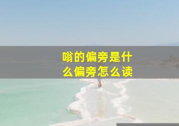 嗡的偏旁是什么偏旁怎么读