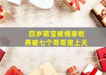 四岁萌宝被傅家收养被七个哥哥宠上天