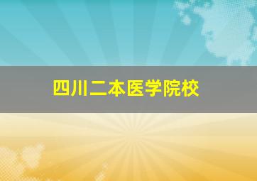 四川二本医学院校