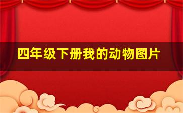 四年级下册我的动物图片