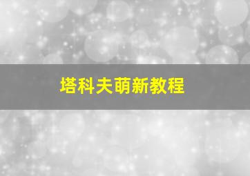 塔科夫萌新教程