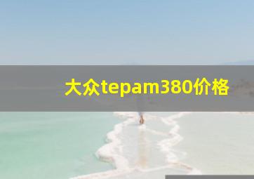 大众tepam380价格