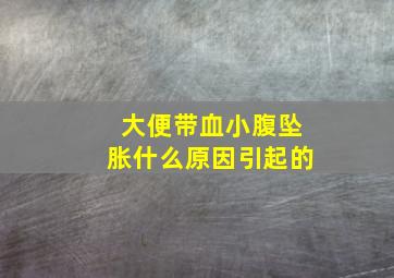 大便带血小腹坠胀什么原因引起的