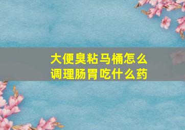 大便臭粘马桶怎么调理肠胃吃什么药