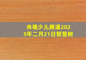 央视少儿频道2025年二月21日智慧树