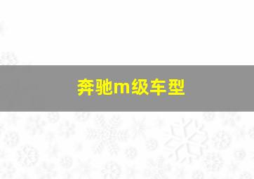 奔驰m级车型