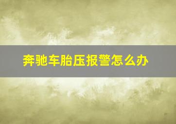 奔驰车胎压报警怎么办