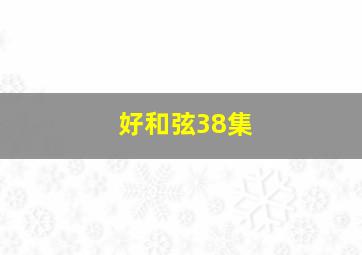 好和弦38集