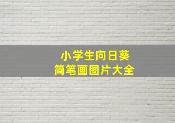 小学生向日葵简笔画图片大全