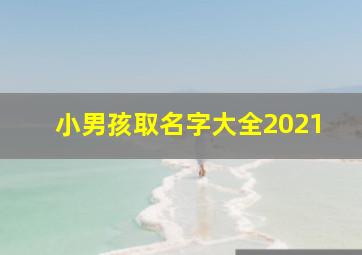 小男孩取名字大全2021