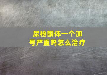 尿检酮体一个加号严重吗怎么治疗